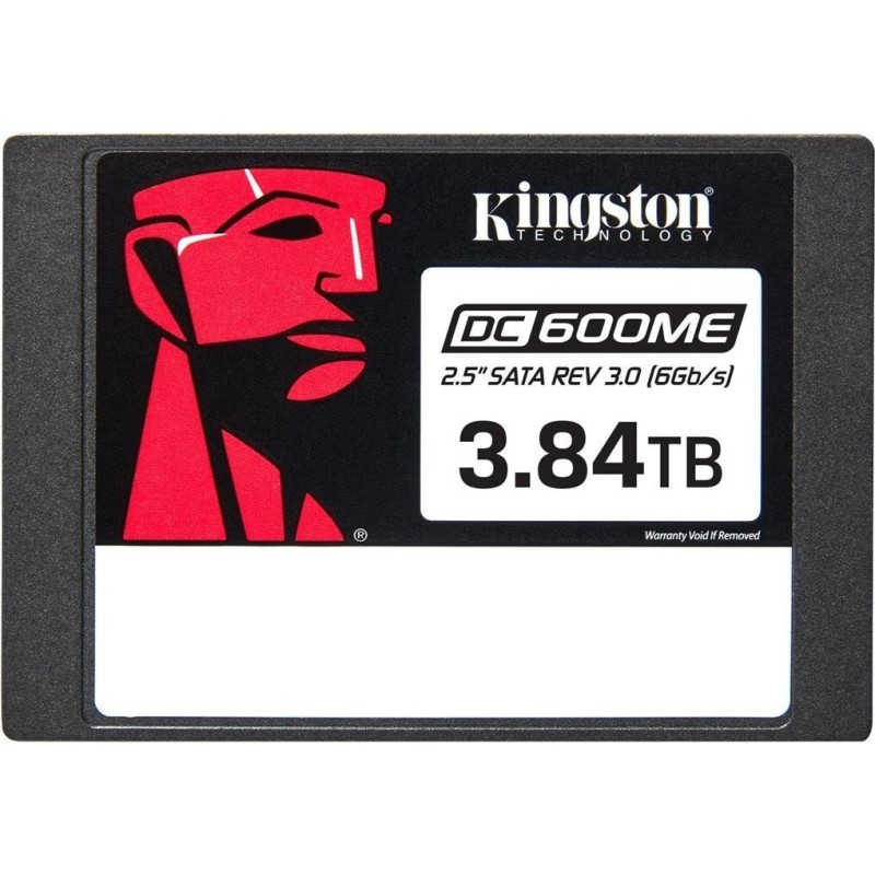 Kingston DC600ME - SSD - Enterprise, Mixed Use - verschlüsselt - 3,84TB - intern - 2,5" (6,4 cm) - SATA 6Gb/s - 256-Bit-AES - T