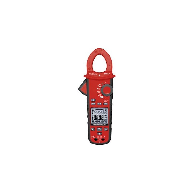 Benning CM 12 Stromzange CAT IV 600 V Anzeige (Counts): 9999 (044680)