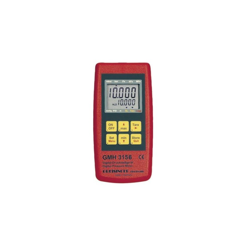 Greisinger GMH 3156 Druck-Messgerät Luftdruck, Flüssigkeiten 2.5 - 400 bar mit Datenloggerfunktion (601464)