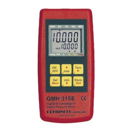 Greisinger GMH 3156 Druck-Messgerät Luftdruck, Flüssigkeiten 2.5 - 400 bar mit Datenloggerfunktion (601464)