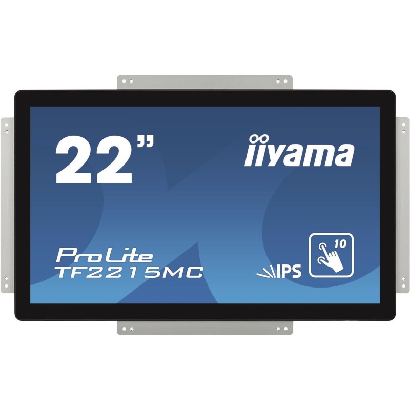 iiyama ProLite TF2215MC-B2, 54,6cm (21.5"), Projected Capacitive, 10 TP, Full HD, Kit (USB), schwarz Touchmonitor (open-frame,