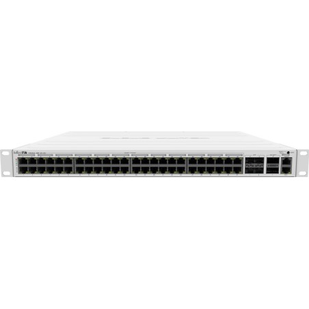 MikroTik CRS354-48P-4S+2Q+RM - Switch - L3 - 48 x 10/100/1000 (PoE+) + 4 x 10 Gigabit SFP+ + 2 x 40 Gigabit QSFP+ - Desktop, an