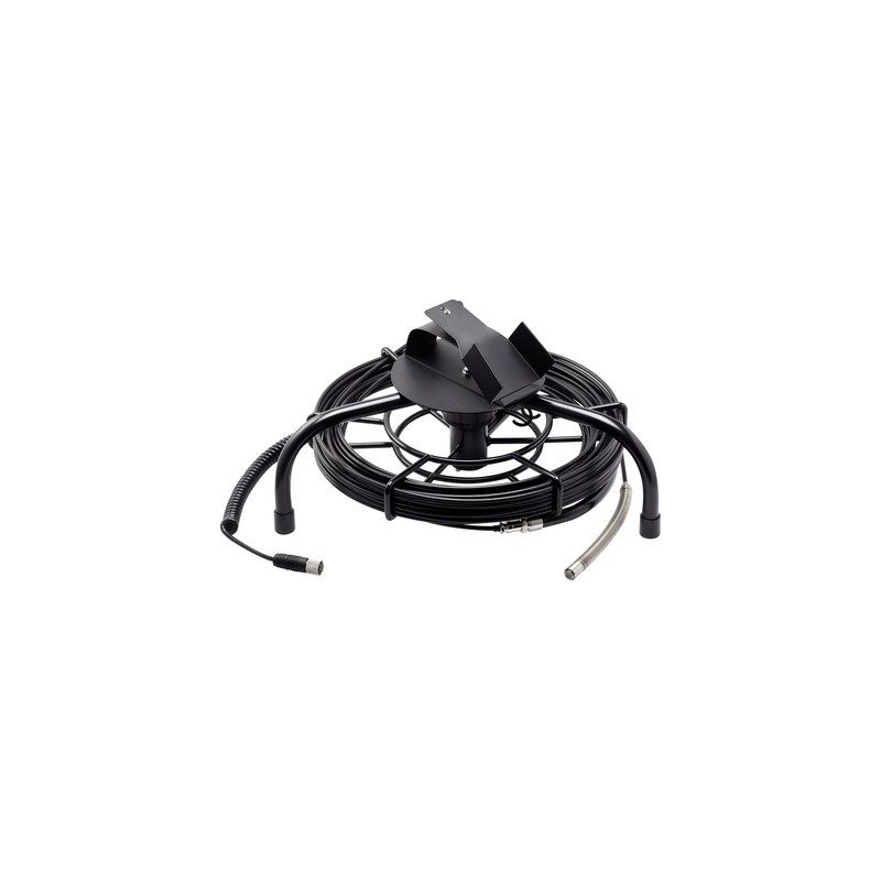 VOLTCRAFT BS-14mm/25m Endoskop-Sonde Sonden-Ø 14 mm 25 m Wasserdicht, Wechselbare Kamerasonde, Optionale Verlängerungen, Fokuss
