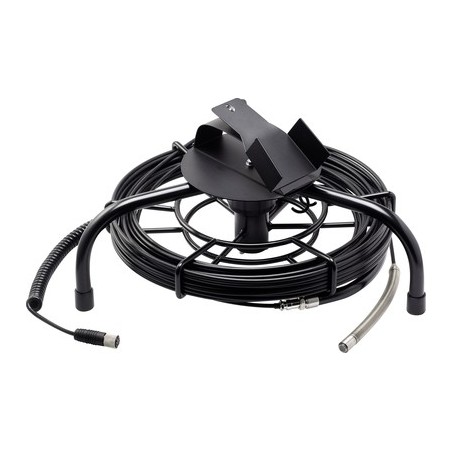 VOLTCRAFT BS-14mm/25m Endoskop-Sonde Sonden-Ø 14 mm 25 m Wasserdicht, Wechselbare Kamerasonde, Optionale Verlängerungen, Fokuss