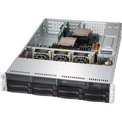 Super Micro Supermicro SC825 TQC-R802WB - Rack-Montage - 2U - verbessertes, erweitertes ATX - SATA/SAS - Hot-Swap 800 Watt - Sc