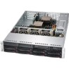 Super Micro Supermicro SC825 TQC-R802WB - Rack-Montage - 2U - verbessertes, erweitertes ATX - SATA/SAS - Hot-Swap 800 Watt - Sc
