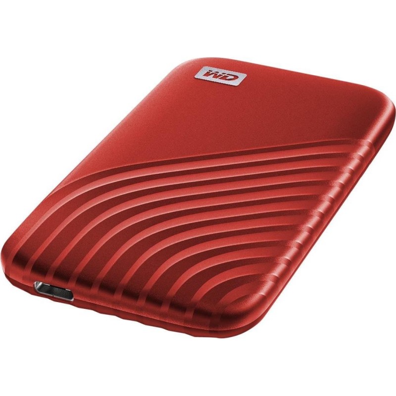 WD My Passport SSD WDBAGF0020BRD - SSD - verschlüsselt - 2 TB - extern (tragbar) - USB 3.2 Gen 2 (USB-C Steckverbinder) - 256-B