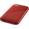 WD My Passport SSD WDBAGF0020BRD - SSD - verschlüsselt - 2 TB - extern (tragbar) - USB 3.2 Gen 2 (USB-C Steckverbinder) - 256-B