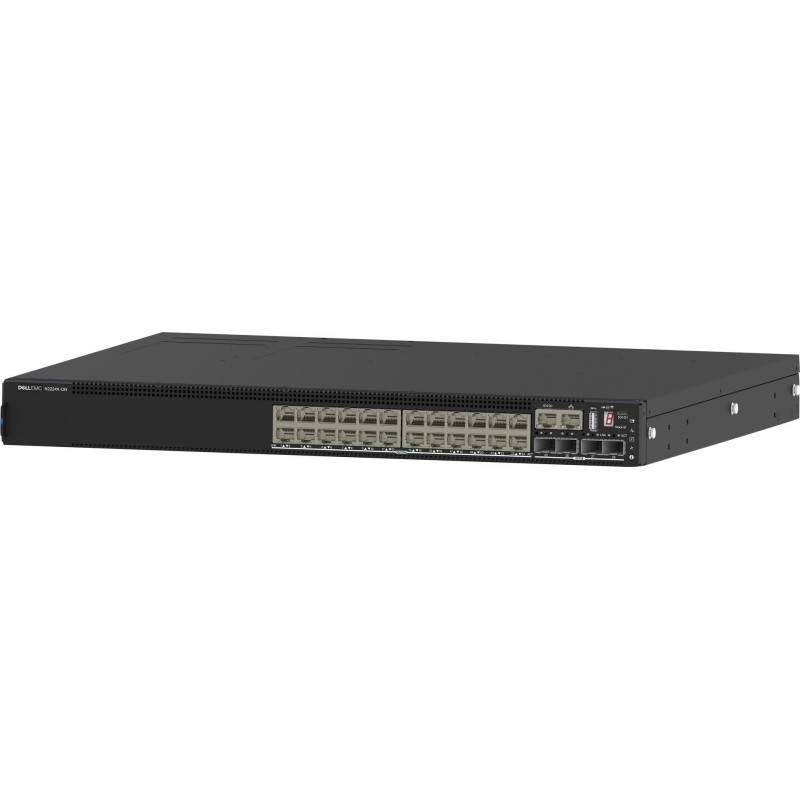 Dell PowerSwitch N2224X-ON - Switch - L3 - managed - 24 x 10/100/1000/2.5G + 4 x 25 Gigabit SFP28 - Luftstrom von vorne nach hi
