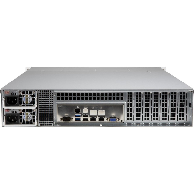 Super Micro Supermicro CSE LA26E1C4-R609LP - Rack-Montage - 2U - enhanced E-ATX - SATA/SAS/NVMe 650 Watt - Schwarz - OEM (CSE-L