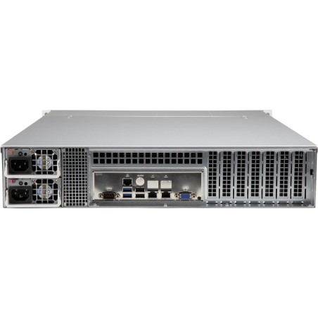 Super Micro Supermicro CSE LA26E1C4-R609LP - Rack-Montage - 2U - enhanced E-ATX - SATA/SAS/NVMe 650 Watt - Schwarz - OEM (CSE-L