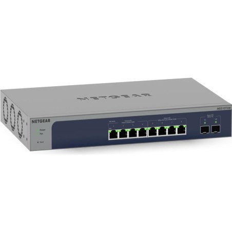 NETGEAR Pro MS510TXM - Switch - L3 Lite - Smart - 4 x 100/1000/2.5G + 4 x 1/2.5/5/10GBase-T + 2 x 10 Gigabit SFP+ (Uplink) - De