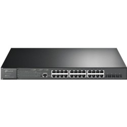 TP-Link SG3400 JetStream Rackmount Gigabit Managed Switch, 24x RJ-45, 4x SFP+, 384W PoE+ (SG3428XMP)