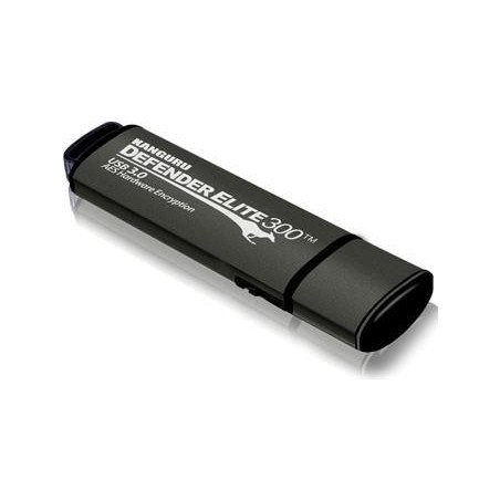 Kanguru Defender Elite300 - 128GB USB-Stick USB Typ-A 3.2 Gen 1 (3.1 Gen 1) Schwarz - Grau (KDFE300-128G)