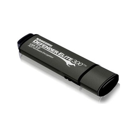 Kanguru Defender Elite300 - 64GB USB-Stick USB Typ-A 3.2 Gen 1 (3.1 Gen 1) Schwarz - Grau (KDFE300-64G)