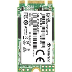 Transcend MTS552T2 - SSD - 512 GB - intern - M.2 2242 (doppelseitig) (M.2 2242 (doppelseitig)) - SATA 6Gb/s (TS512GMTS552T2)