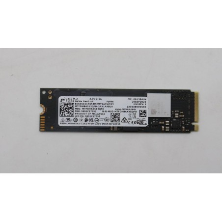 Lenovo Micron 2210 512GB M.2 PCIe 2280 MTFDHBA512QFD-2AX1AAB (5SS1C17652)
