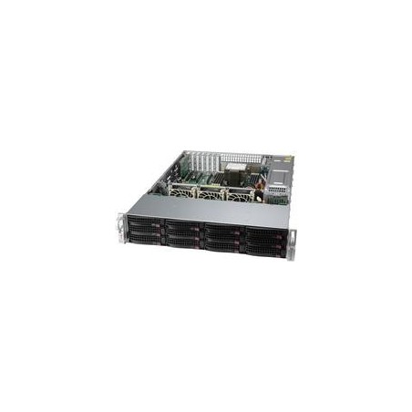 Supermicro Inc. CSE-826BAC12-R802LPB (Black) (CSE-826BAC12-R802LPB)