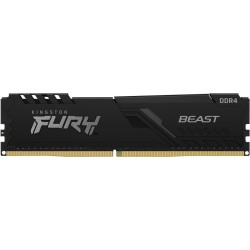 Kingston FURY Beast - DDR4 - Kit - 64 GB: 4 x 16 GB - DIMM 288-PIN - 3600 MHz / PC4-28800 - CL18 - 1.35 V - ungepuffert - non-E