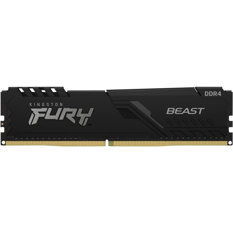 Kingston FURY Beast - DDR4 - Kit - 64 GB: 4 x 16 GB - DIMM 288-PIN - 3600 MHz / PC4-28800 - CL18 - 1.35 V - ungepuffert - non-E
