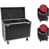 EUROLITE Set 2x LED IP TMH-H760 + Case mit Rollen (20001018)