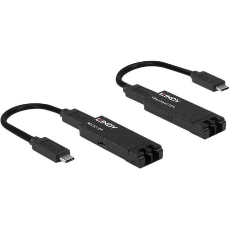 LINDY - Sender und Empfänger - USB-Erweiterung - USB 3.2 Gen 2 - über Glasfaser - bis zu 100 m