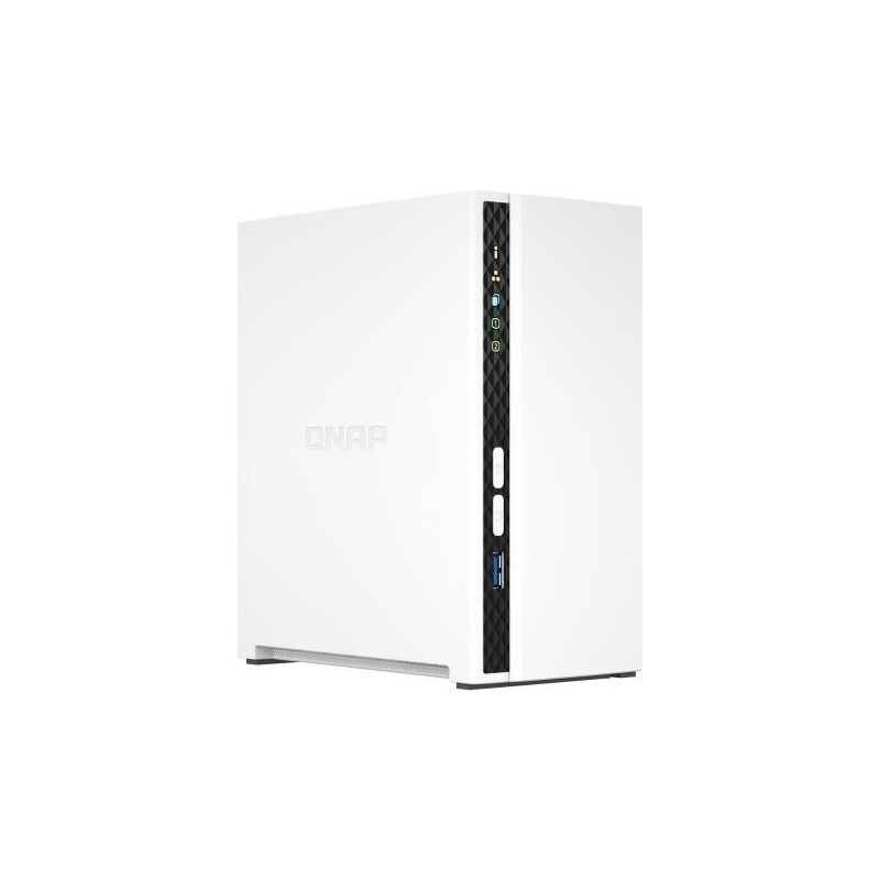 QNAP TS-233 - NAS-Server - 2 Schächte - SATA 6Gb/s - RAID 0, 1, JBOD - RAM 2GB - Gigabit Ethernet - iSCSI Support (TS-233)