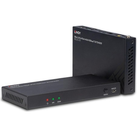 LINDY - Sender und Empfänger - Video-, Audio-, Infrarot- und serielle Erweiterung - HDMI, HDBaseT - über CAT 6 - bis zu 100 m (