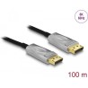 Delock - DisplayPort-Kabel - DisplayPort (M) eingerastet zu DisplayPort (M) eingerastet - DisplayPort 1.4 - 100 m - halogenfrei