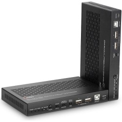 LINDY Extender - Erweiterung für Video/Audio - RS-232, USB2.0, HDMI, HDBaseT 3.0 - über CAT 6a - bis zu 100 m (38344)
