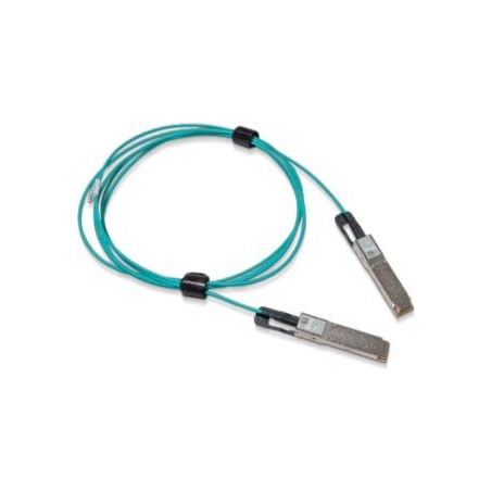 NVIDIA - 200GBase-AOC Direktanschlusskabel - QSFP56 zu QSFP56 - 5 m - Glasfaser - Active Optical Cable (AOC) (980-9I45D-00H005)