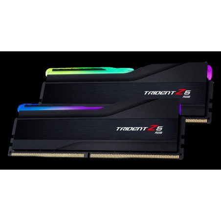 G.Skill Trident Z5 RGB - DDR5 - Kit - 32GB: 2 x 16GB - DIMM 288-PIN - 6000 MHz / PC5-48000 - CL30 - non-ECC - mattschwarz (F5-6