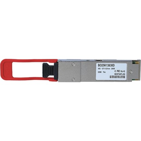 Kompatibler Huawei QSFP-40G-ER4L BlueOptics BO25K13630D QSFP Transceiver, LC-Duplex, 40GBASE-ER4L, Singlemode Fiber, 1310nm, 3