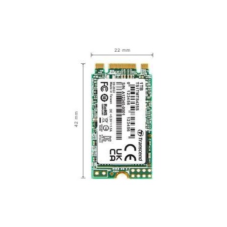 Transcend MTS425S - SSD - 1 TB - intern - M.2 2242 - SATA 6Gb/s