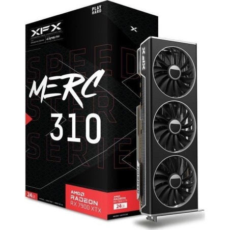 XFX Speedster MERC 310 Radeon RX 7900 XTX 24 GB GDDR6 Grafikkarte PCIe 4.0 (RX-79XMERCB9)