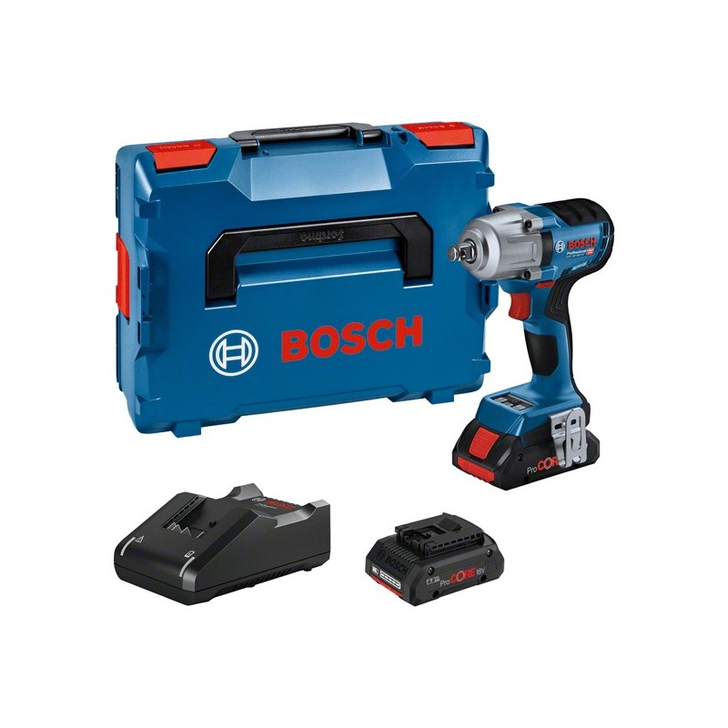 Bosch GDS 18V-450 HC Professional - Schlagschrauber - schnurlos - 1/2" -Vierkantantrieb - 800 N m - 2 Akkus - 18 V