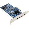 HP - Thunderbolt-Adapter - PCIe x4 Low-Profile - Thunderbolt 4 x 2 - für Workstation Z4 G5, Z6 G5, Z8 Fury G5, Z8 G5 (340L1AA)