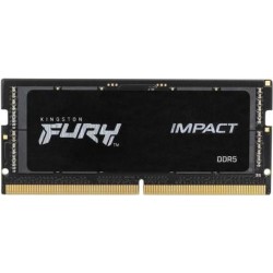 Kingston FURY Impact - DDR5 - Kit - 32 GB: 2 x 16 GB - SO DIMM 262-PIN - 3000 MHz / PC5-48000 - CL38 - 1.35 V - ungepuffert - o