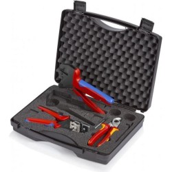 KNIPEX 97 91 03 Elektriker Werkzeugkoffer bestückt B x H T 345 80 280 - Werkzeugkoffer für Photovoltaik br br Bestückt mit W