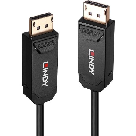 Lindy - DisplayPort-Kabel - DisplayPort (M) zu DisplayPort (M) - DisplayPort 2,0 - 40,0m - unterstützt 8K 60 Hz (7680 x 4320),