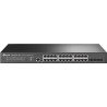 TP-Link JetStream TL-SG3428XPP-M2 V1 - Switch - L2+ - managed - 16 x 10/100/1000/2.5G (PoE+) + 8 x 10/100/1000/2500 (PoE++) + 4