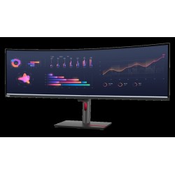 LENOVO ThinkVision P49w-30 124,46cm 124,50cm (49") IPS 5120x1440 32:9 60Hz 350cd/m2 4ms 2x HDMI DP 4xUSB 3.2 G1 USB-C 3.2 G1 US