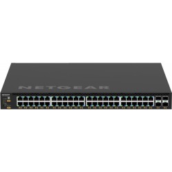 Netgear M4350-48G4XF (GSM4352)-48x1G PoE+ (236W base, up to 1,440W) and 4xSFP+ Managed Switch (GSM4352-100NES)