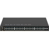 Netgear M4350-48G4XF (GSM4352)-48x1G PoE+ (236W base, up to 1,440W) and 4xSFP+ Managed Switch (GSM4352-100NES)