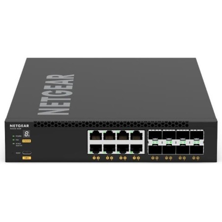 NETGEAR M4350 Series M4350-8X8F - Switch - L3 - managed - 8 x 10/100/1000/2,5G/5G/10GBase-T + 8 x 1 Gigabit / 10 Gigabit SFP+ -