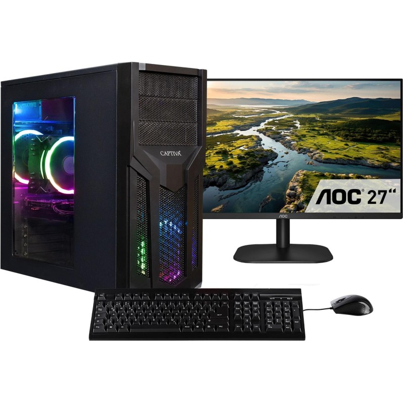CAPTIVA Power Starter R80-001 TFT Bundle AMD Ryzen 5 16 GB DDR4-SDRAM 1 TB SSD (80001)