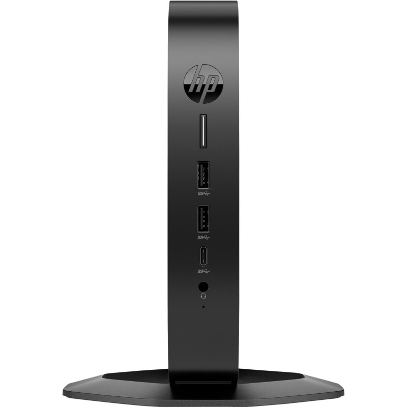HP Elite t655 - Thin Client - SFF - 1 x Ryzen Embedded R2314 - RAM 8GB - Flash 32GB - eMMC - Radeon Graphics - 1GbE, Bluetooth