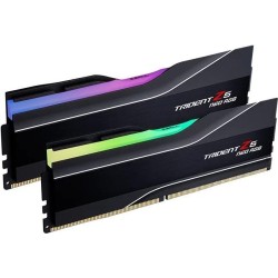 G.Skill Trident Z5 Neo RGB - DDR5 - Kit - 32GB: 2 x 16GB - DIMM 288-PIN - 6400 MHz / PC5-51200 - CL32 - on-die ECC - mattschwar