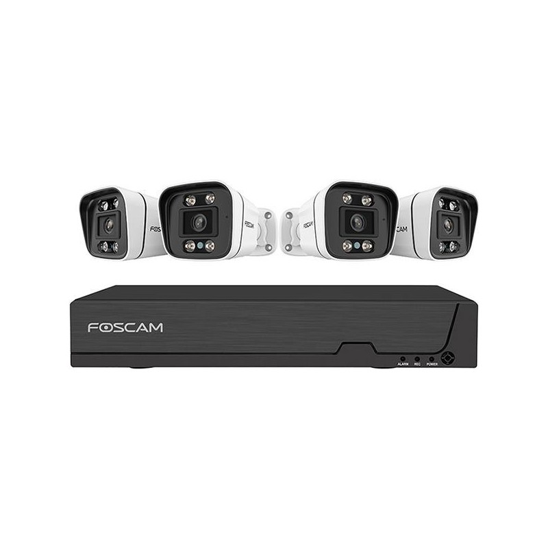 Foscam FNA108E-B4-2T Videoüberwachungskit Kabelgebunden 8 Kanäle (FNA108E-B4-2T)