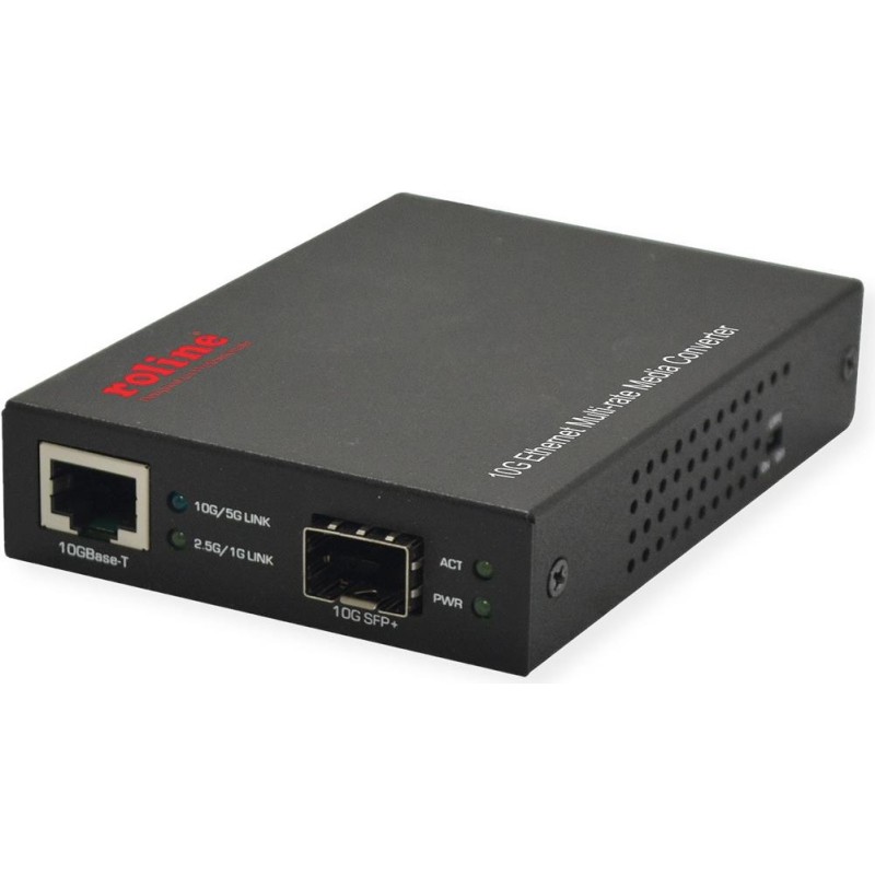 ROLINE Konverter 1/2.5/5/10 Gigabit Ethernet RJ45 SFP oder SFP+ - Converter - Ethernet (21.13.1133)